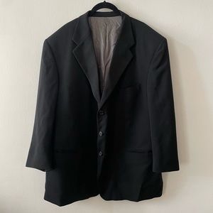 Vintage black givenchy wool blazer